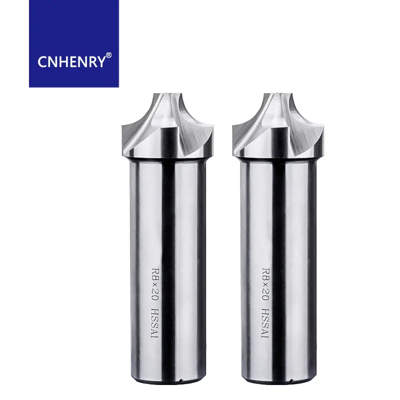 HSS Eckenrundung Schaftfräser R Winkel Filet Radius Viertelkreisschneider R1 R2 R3 R4 R5 R16 Fräsmaschine Werkzeug Image