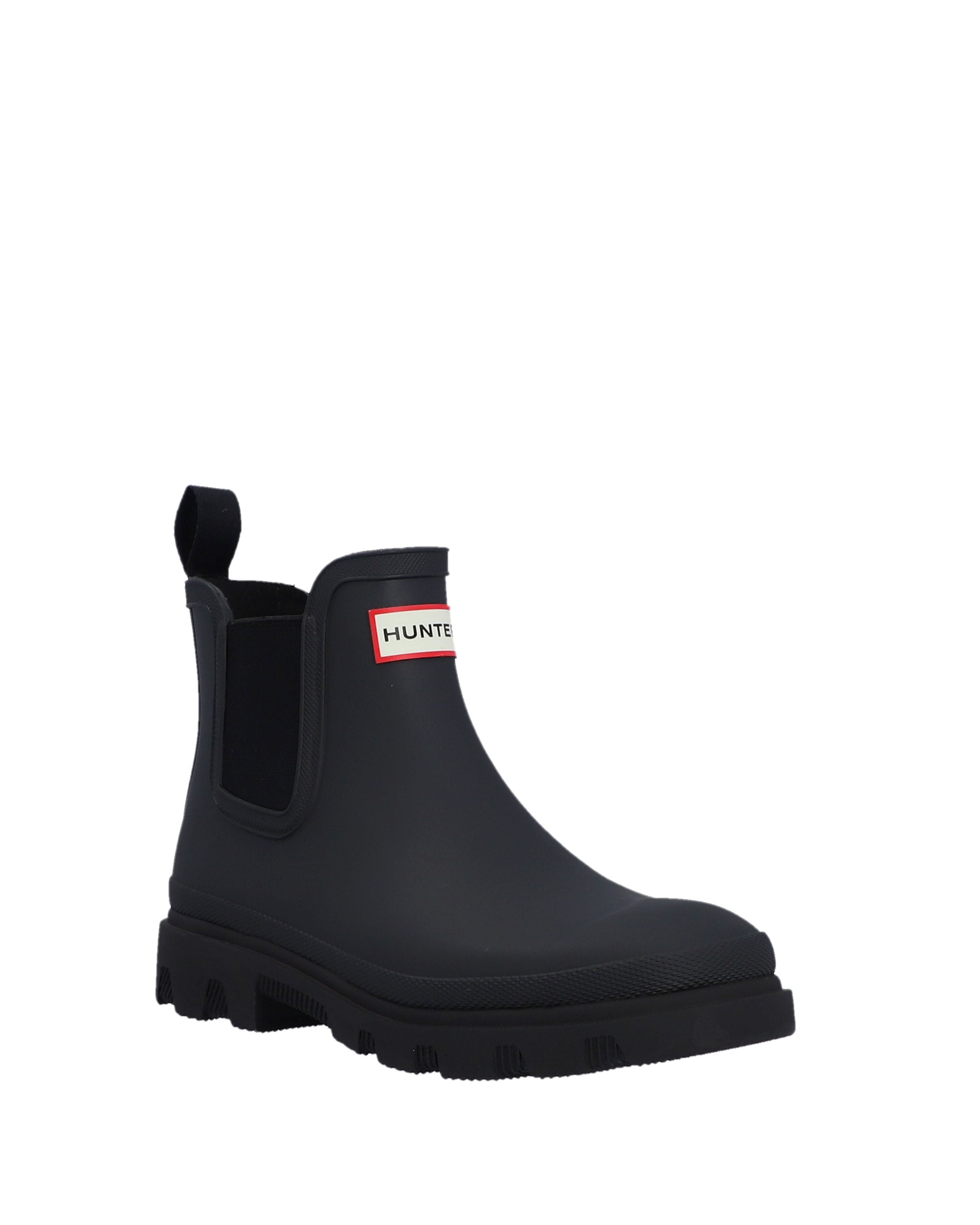 Gummistiefel HUNTER "UNISEX DOWNPOUR CHELSEA", Damen, Gr. 41, schwarz, Gummi, Schuhe Gummistiefel, wasserdicht