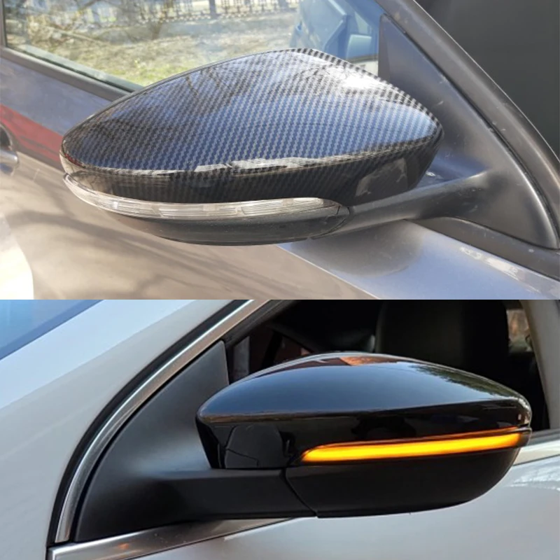 Copertura Specchietto Retrovisore in Fibra di Carbonio per Auto POLO Scirocco EOS Bora Jetta Beetle Passat Sagitar, per Volkswagen VW Golf 6 Golf 5 Golf 7 CC