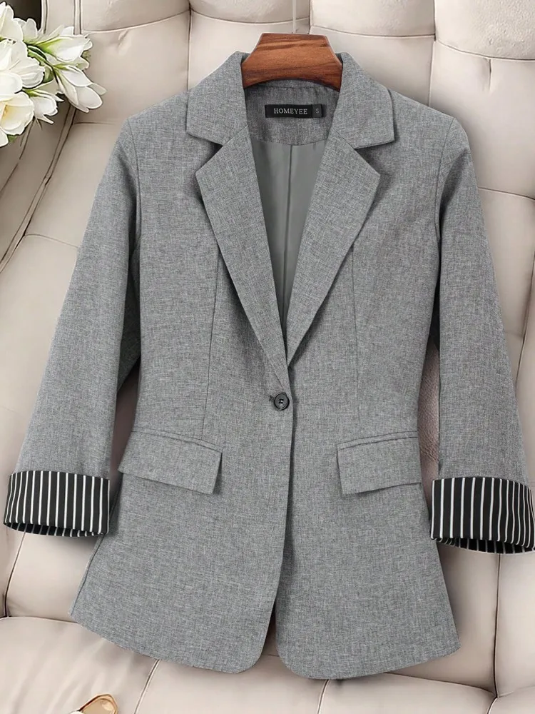 Blazer Primaverile 2026 per Donna, Giacche Casual da Donna, Novità in Cappotti e Giacche, Blazer Invernale da Ufficio a Maniche Lunghe per Donna