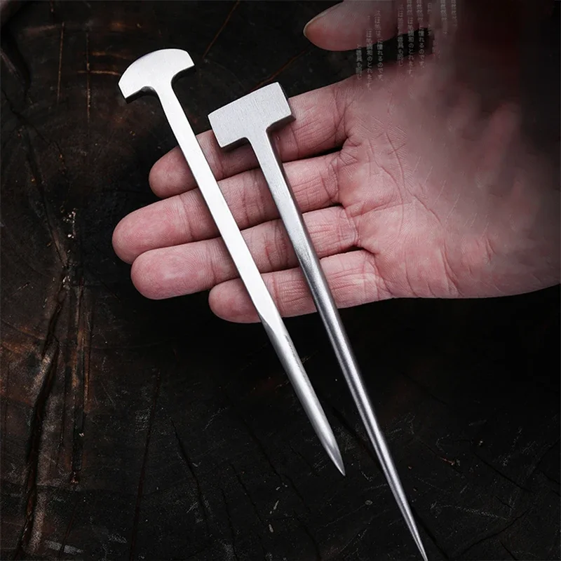 Style japonais 304 acier inoxydable Anguille Spike Sushi Shop T forme aiguille poisson Anguille clou pour Restaurant Cuisine Cuisine Cuisine outil de Cuisine