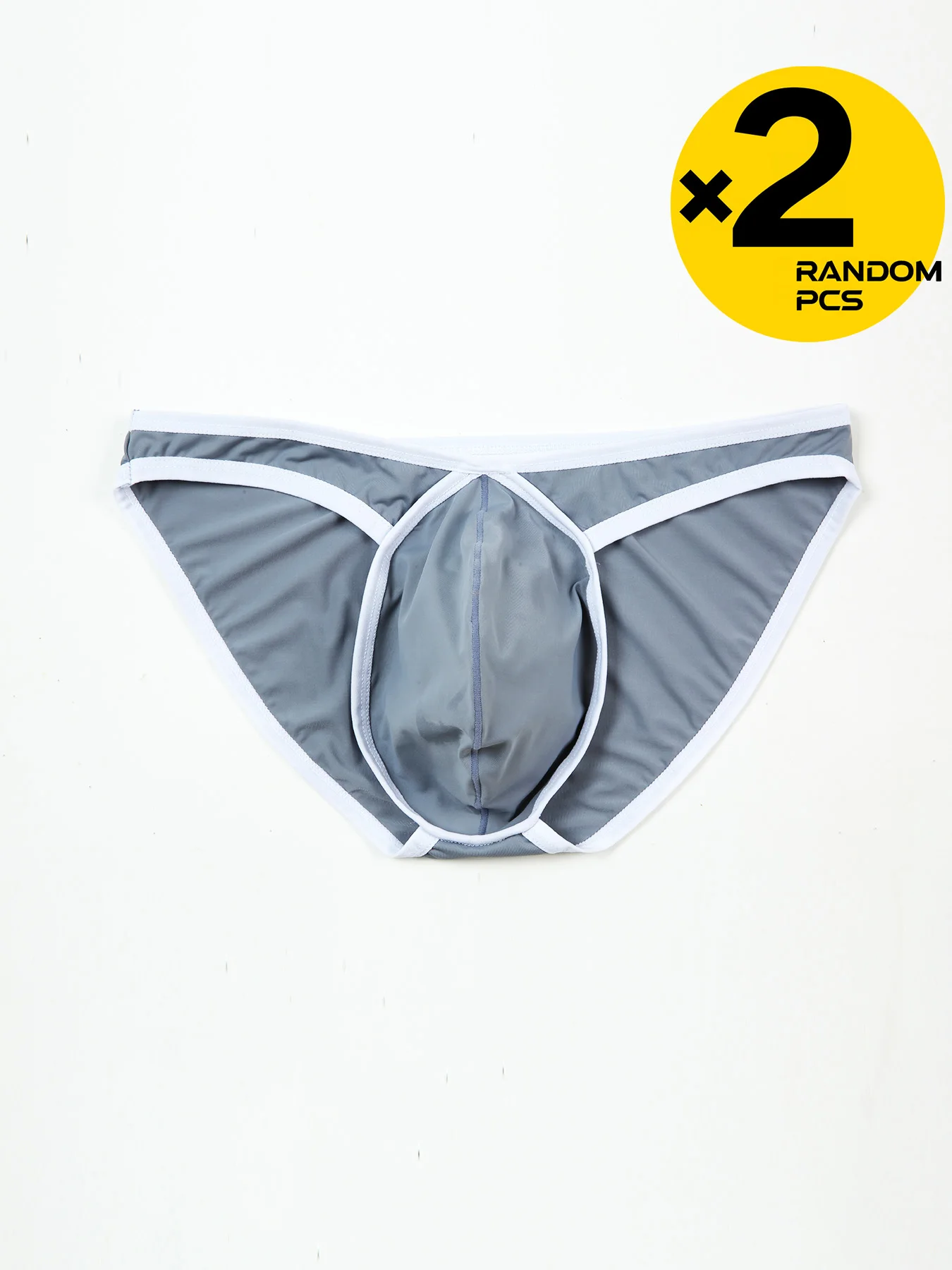 Sous-vêtements pour hommes, caleçons en modal super doux, taille basse, sexy, unis, confortables, sous-vêtements pour hommes, 2 pièces au hasard