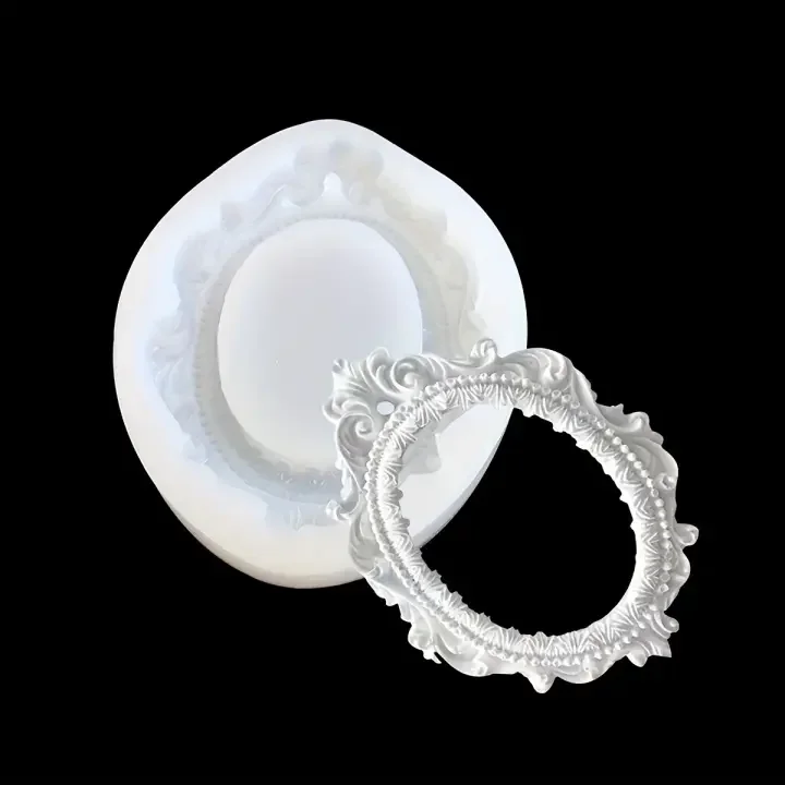 Rahmen Silikonform Sugarcraft Schokolade Cupcake Backform Fondant Kuchen Dekorieren Werkzeuge Image