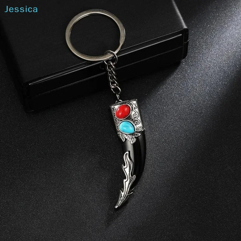 〔Jessica〕Einzigartiger schlauenförmiger Schlüsselanhänger – Gothic-Stil-Legierungsanhänger für Taschen & Schlüssel Image