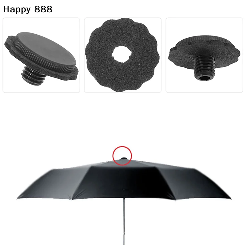 4er-Pack faltbare Regenschirmspitzen – perfekt zum Ersetzen abgenutzter Stockregenschirmkappen oder zur Reparatur von Sonnenschirmen Image