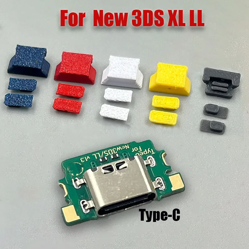 YUXI 1Set für neuen 3DS XL LL Ladeanschluss-Ersatz, Konvertierung in USB-C Mod USB Typ C Ladebuchse Image