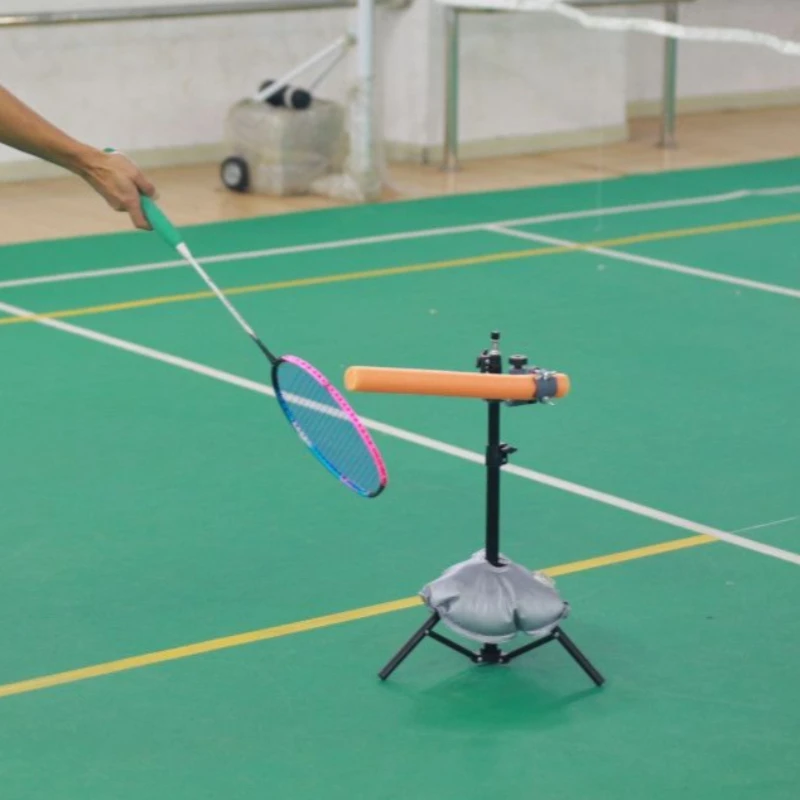 Höhenverstellbarer Badminton Pickleball Trainer Anfänger Schwungtrainingsgerät Stabiler Schwungtrainer Tragbares Sportgerät