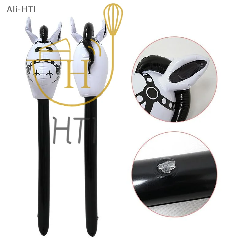 1 Stück Partyzubehör Aufblasbarer Stab Kinderspielzeug Aufblasbarer Pferdekopf-Ballon Aufblasbares Pony-Stab-Spielzeug für Halloween Image