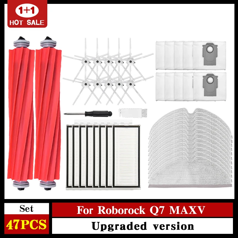 Für Roborock Q7 Max / Q7 Max + / T8 Staubbeutel Hepa-Filter Zubehör Wichtigsten Seite Pinsel Mopp Tuch roboter Staubsauger Teile Image