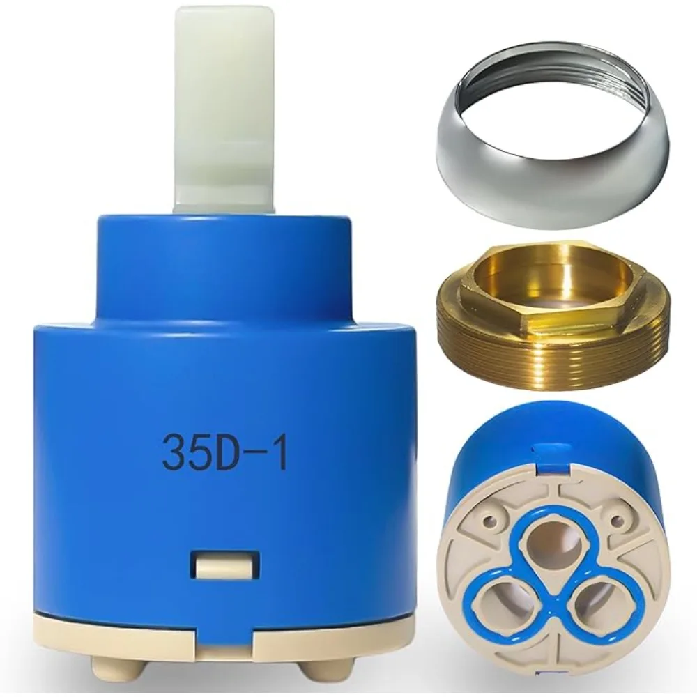 Robinet mitigeur à cartouche à disque en céramique, cartouche thermostatique, Valve à disque, cartouches en plastique et céramique Pp pour mélangeur 35/40Mm