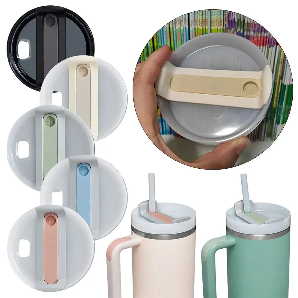 Neue 40-Unzen-Dichtungsflaschenabdeckung, spritzwassergeschützt, schlichte Kunststoff-Ersatzdeckel für Quencher H2.0 40oz Tumber Cup Image