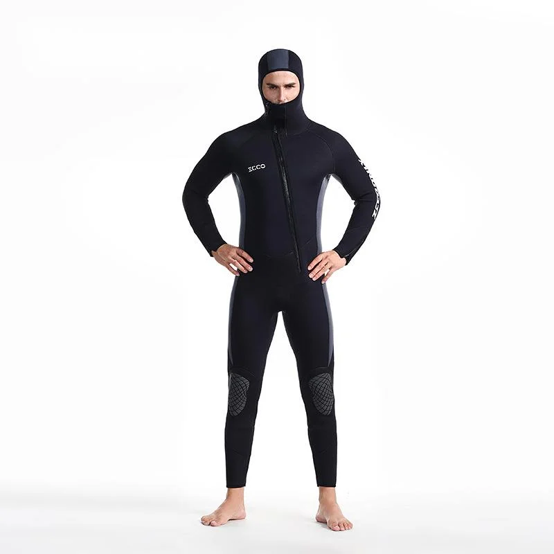 Männer 5mm Neopren Neoprenanzüge Ganzkörper Tauchen Anzug Schnorcheln Surfen Schwimmen Langarm Warm Halten Wasser Neoprenanzüge Image
