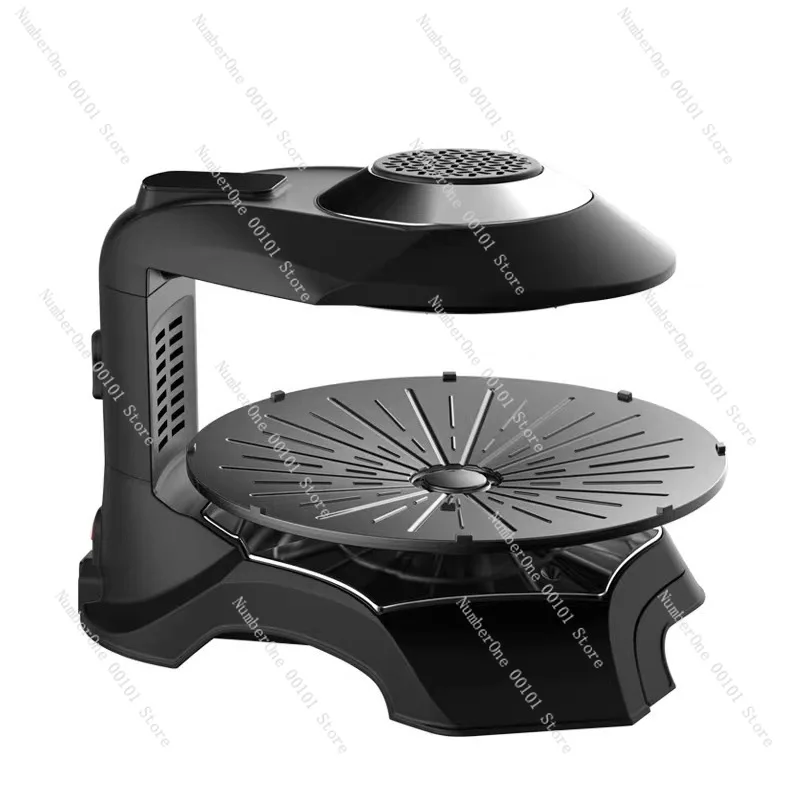 Koreanischer Elektrogrill BBQ Multifunktions-Rauchfreier Grill rotierende Infrarot-Backform Image