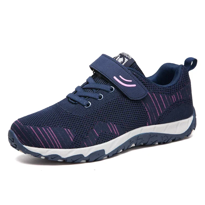 2024 Damen Tanz Damen Sportschuhe atmungsaktive Walking Mesh flache Schuhe Frau weiße Turnschuhe Frauen Tenis Feminino Damenschuhe