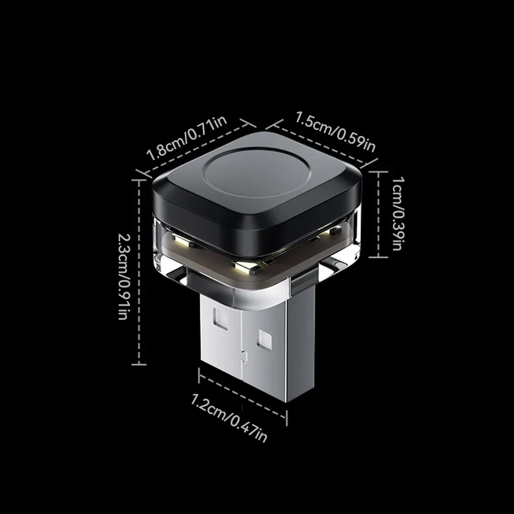 Neue Universal USB Auto Innen Umgebungs Atmosphäre Licht LED Signal Lichter Auto Lesen Lampe Dekorationen Auto Innen Zubehör