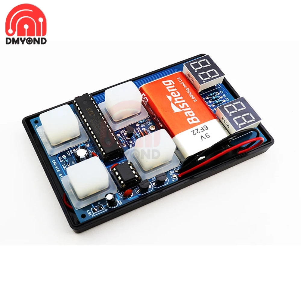 1-99 ebenen DC 9V Memory Training Spiel Maschine DIY Machen Kit Lustige LED Elektronische Memory-Spiel Konsole ABS + Silikon, Der Image