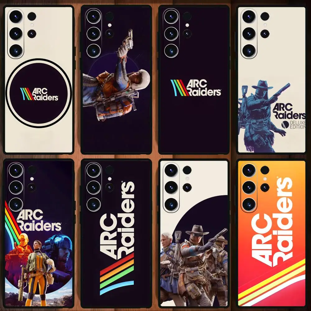 HOT GAME ARC Raiders Handyhülle für Samsung Galaxy S25 S24 S23 S22 S21 S20 Plus Ultra Note20 Soft Black Image