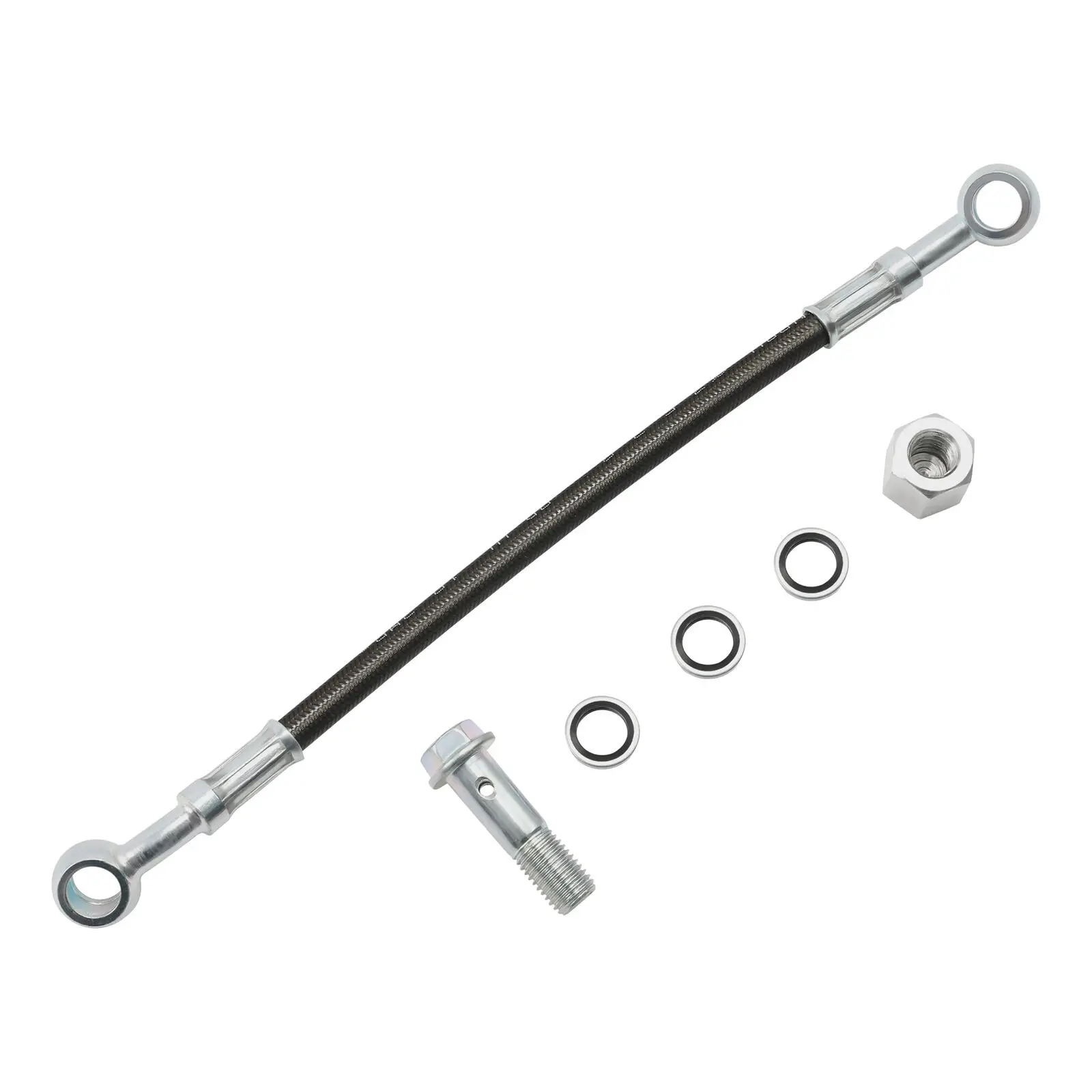 25CM Universal Bremsleitung Schlauchverlängerung verlängern Stecker Motorrad Ersatz Image