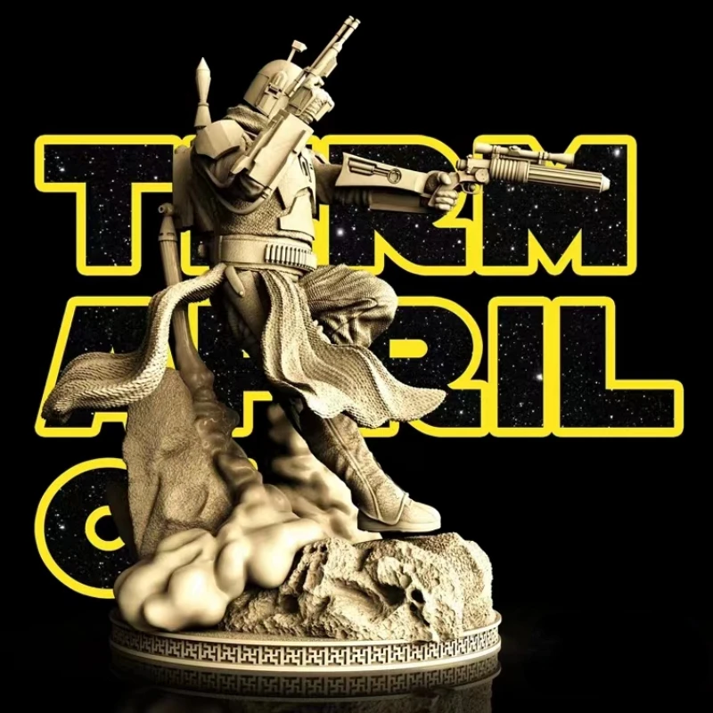 The Mandalorian 1/24 Resin Model Kit Diy Figures Unmontiertes unbemaltes Spielzeug Image