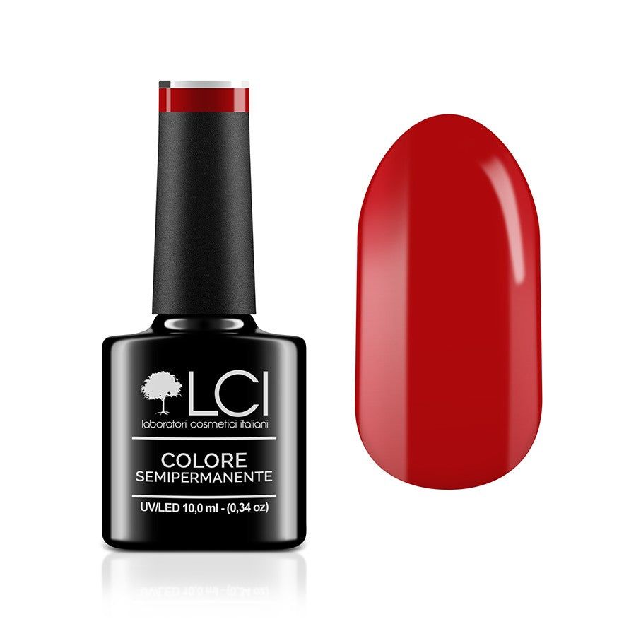 LCI Cosmetics - Smalto Semipermanente Rosso Madame 10 ml