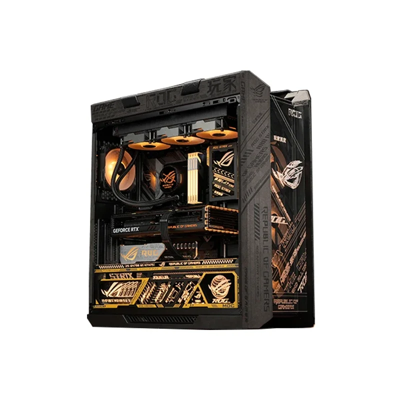 ROG Family Bucket 9800X/9950X3D ASUS 5080 Host 5070Ti Computer Desktop Game LIVE Machine