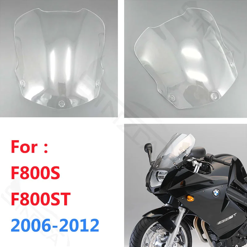 Für BMW F800S F800ST F800ST Touring F 800 S F 800 ST 2006-2012 Motorrad Windschutzscheibe Windscreens Wind Deflektoren grau 2007 2008 Image