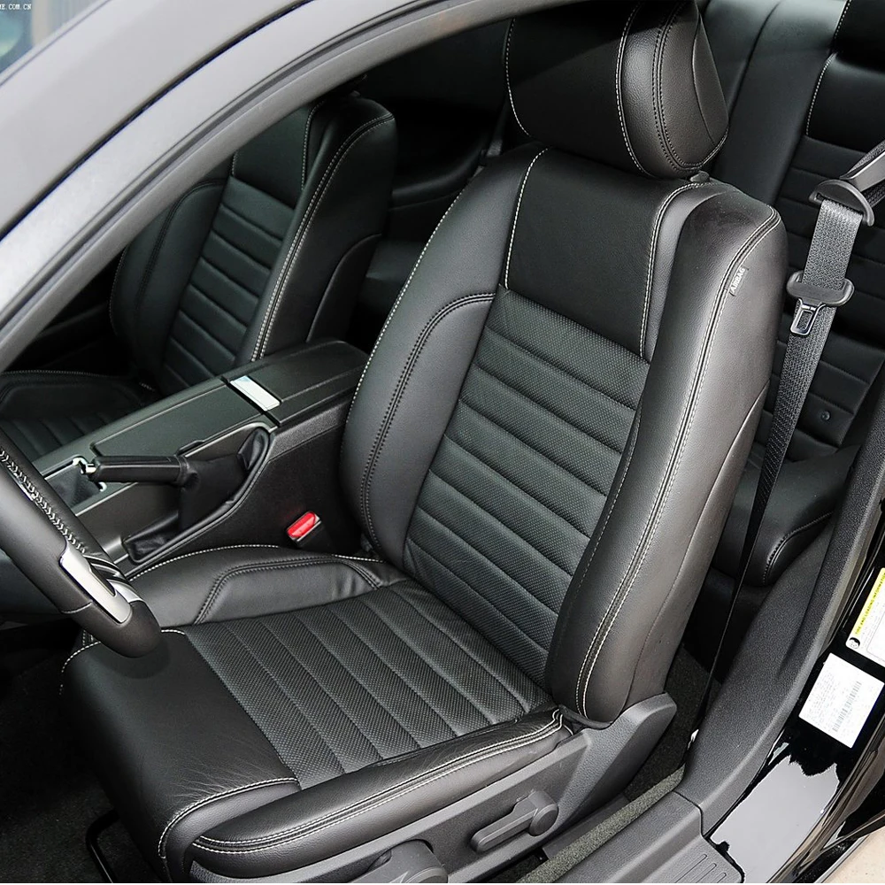 Auto Spezielle Sitzbezug Für Ford Mustang 2012-2014 PU leder Sitzkissen Auto Sitz Schutzhülle Auto innen Zubehör Image