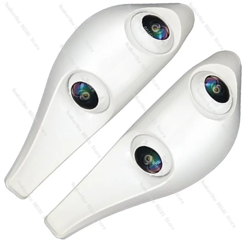 Kfz-Rückspiegelkamera mit zwei Objektiven, integrierte 1080P AHD-Dashcam vorne und hinten mit Nachtsicht Image