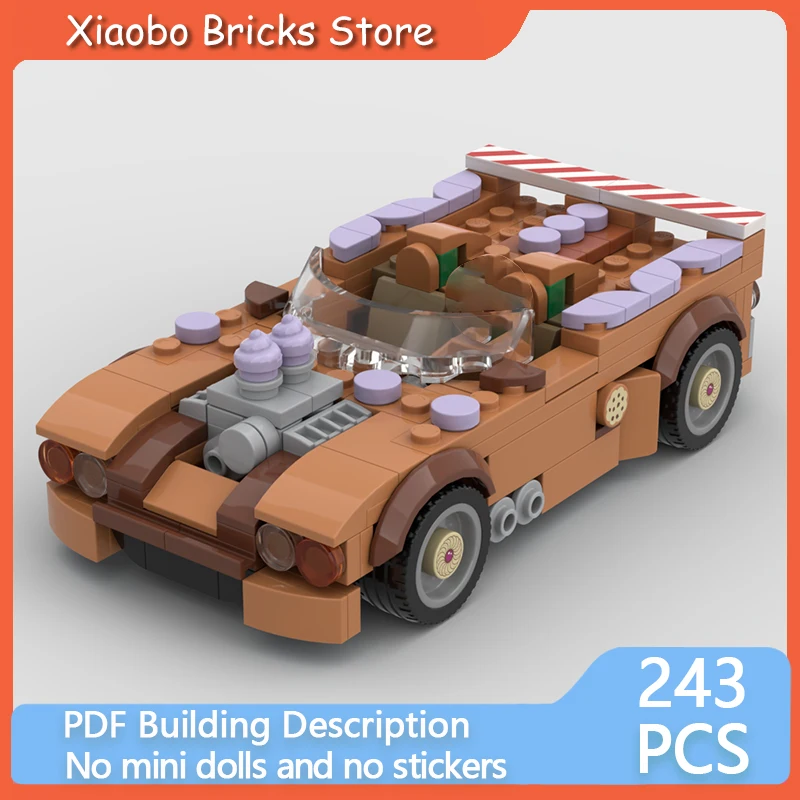 City Speed Racing Modell MOC Bausteine Sportwagen Modulare Technologie Geschenke Urlaub Zusammenbau Kinderspielzeug Set Image