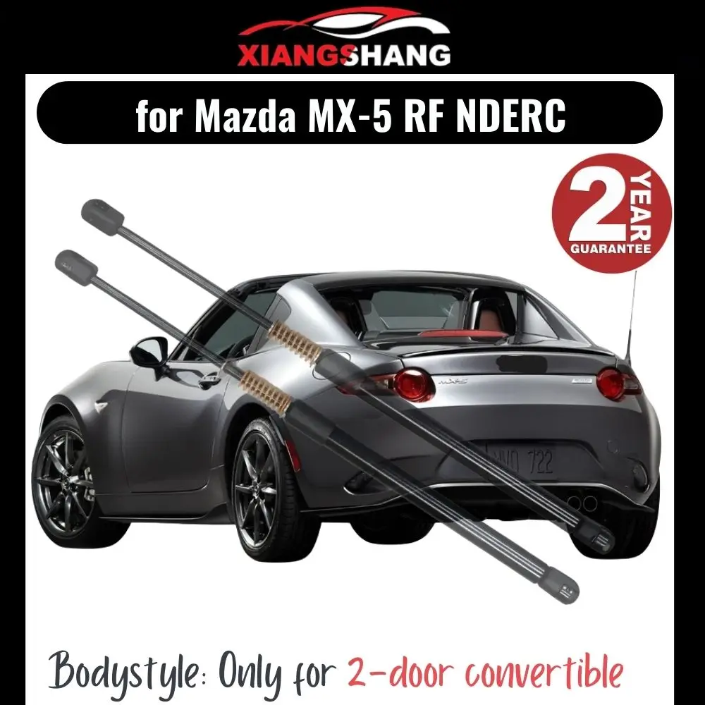 2 Stück Heckklappendämpfer für Mazda MX-5 RF NDERC 2-türiges Cabrio 2015–heute MIT FEDER Kofferraum-Kofferraum-Gasdruckfeder Image
