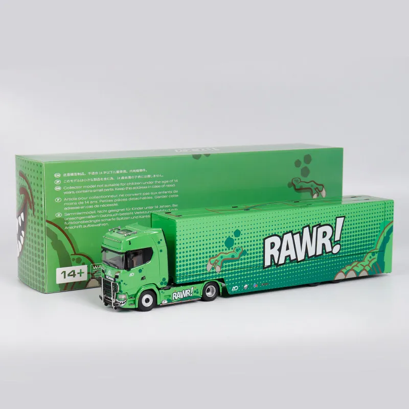 Auf Lager 1:64 730S Mecha Zagutong Auto Doppelschicht Transportlegierung Druckguss Simulationsautomodell, Dekoration für Erwachsene, Jungenspielzeug, Image