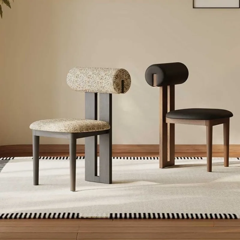 2026 Neuer Chinesischer Massivholz-Esstisch und -Stuhl für Zuhause und Hotel, Designer-Stoffstuhl