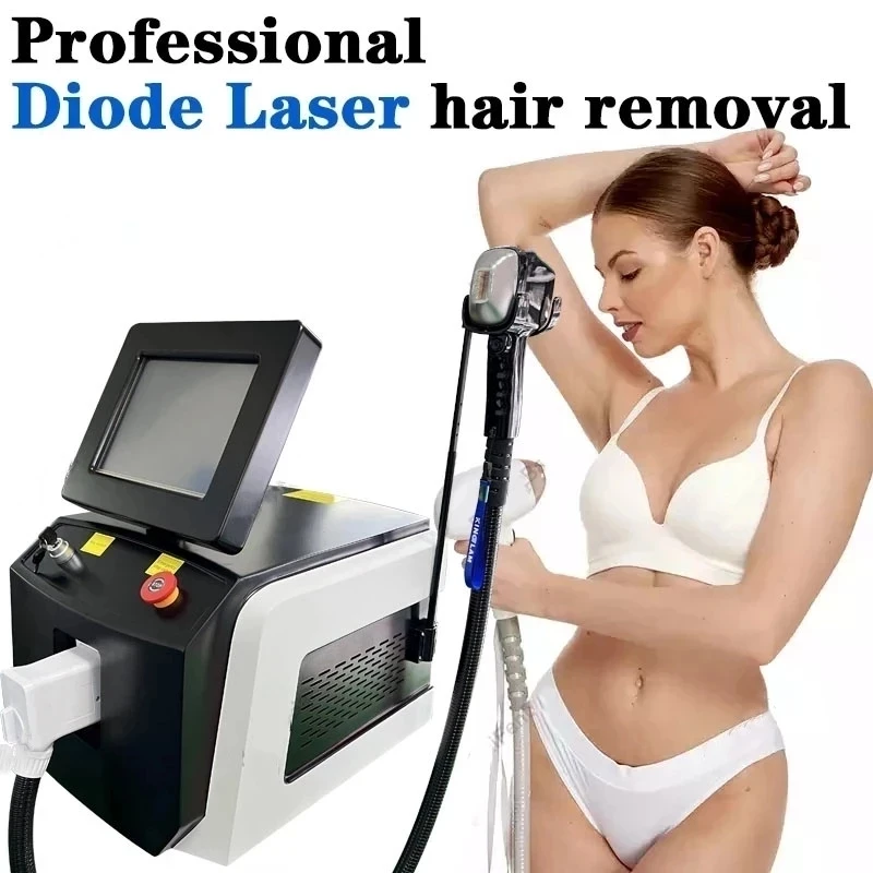 755/1064/808 nm Laser-Haarentfernungsmaschine Diodenlaser 3 Wellenlängen 3500 W Ice Cool Haarentferner Laser-Haarentfernung für Frauen Image