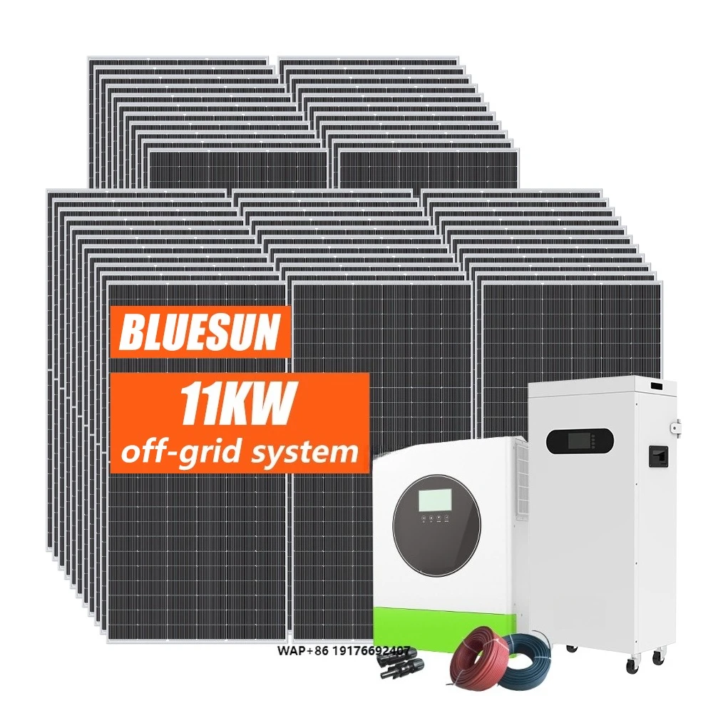 Bluesun 5KW 10KW Off-Grid Hybrid-Solarenergiespeichersystem 20KWH 30KWH Solarpanel-Stromsystem All-in-One Komplettset für Zuhause Image