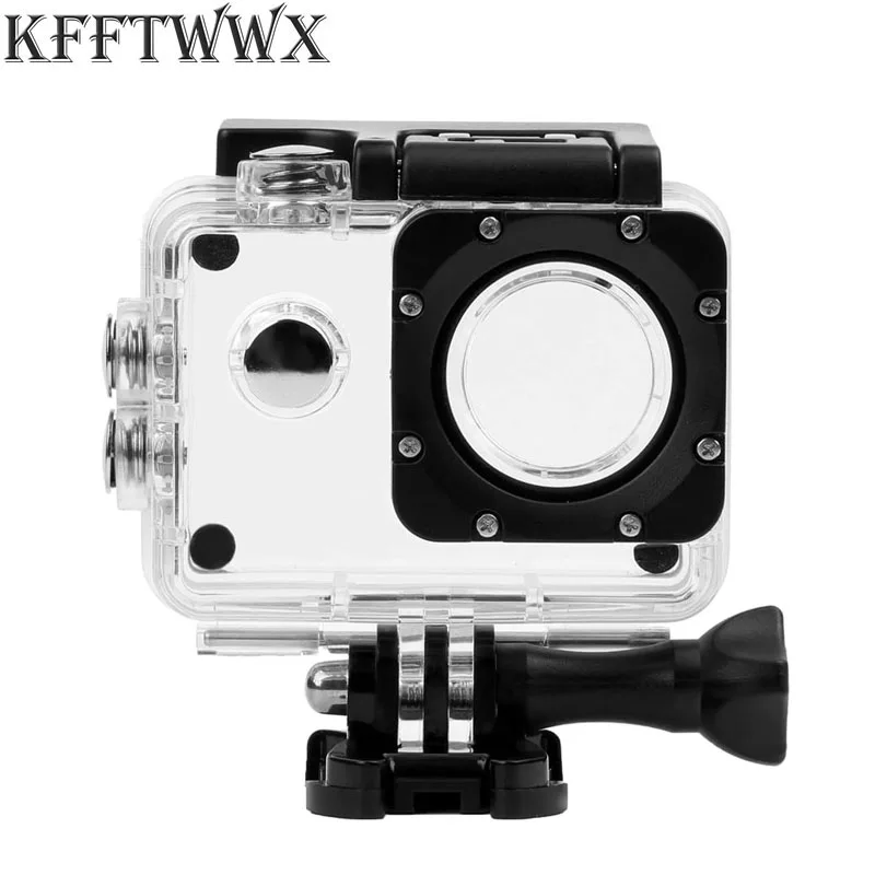Kfftwwx wasserdichtes Gehäuse für sjcam sj4000 Unterwasser schutz gehäuse für akaso ek7000 ek5000 dbpower ex5000 wimius eken Image