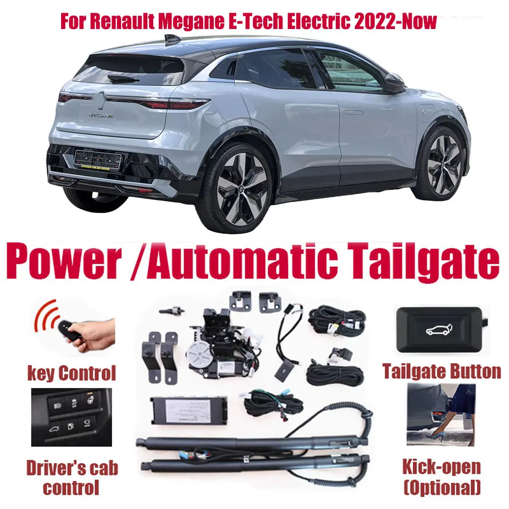 Für Renault Megane E-Tech Electric 2022-Now Car Automatisches Hebe-Set zum Öffnen des Kofferraums, intelligente elektrische Heckklappe Image
