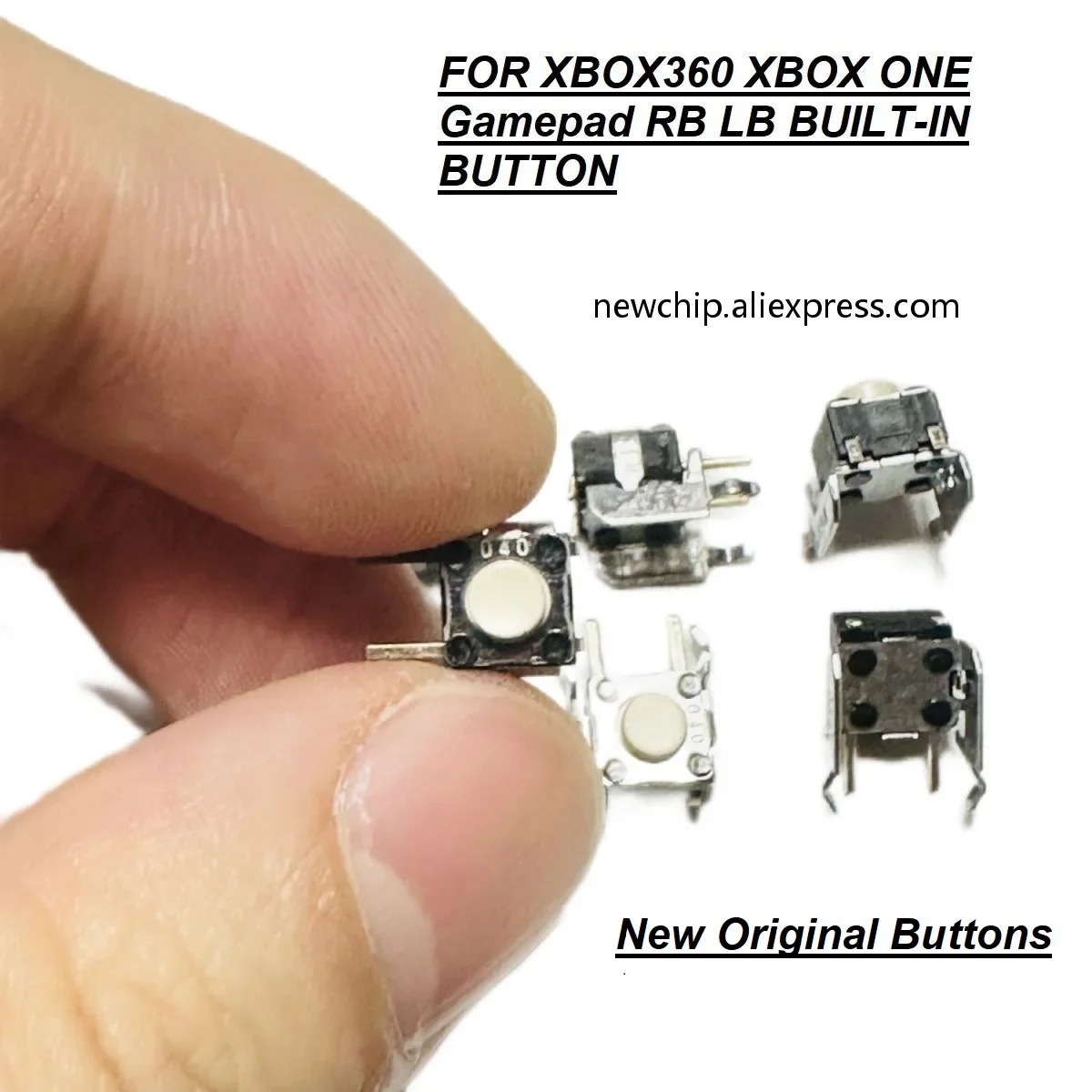 500-100PCS NEW ORIGINAL JAPAN FOR XBOX360 XBOX ONE Gamepad KEY RB LB BUILT-IN BUTTON REPLACEMENT REPAIR 6*6*5 SWITCH WITH HOLDER