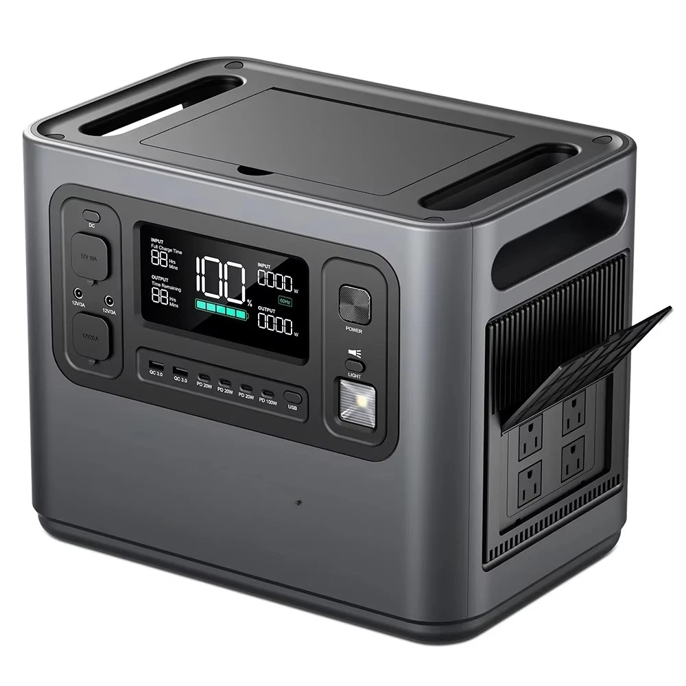 Energiespeicher-Stromversorgung für den Außenbereich, Lithium-Batterie-Generator AF-P110-D Lifepo4, reine Sinuswelle, tragbares MPPT-Kraftwerk Image