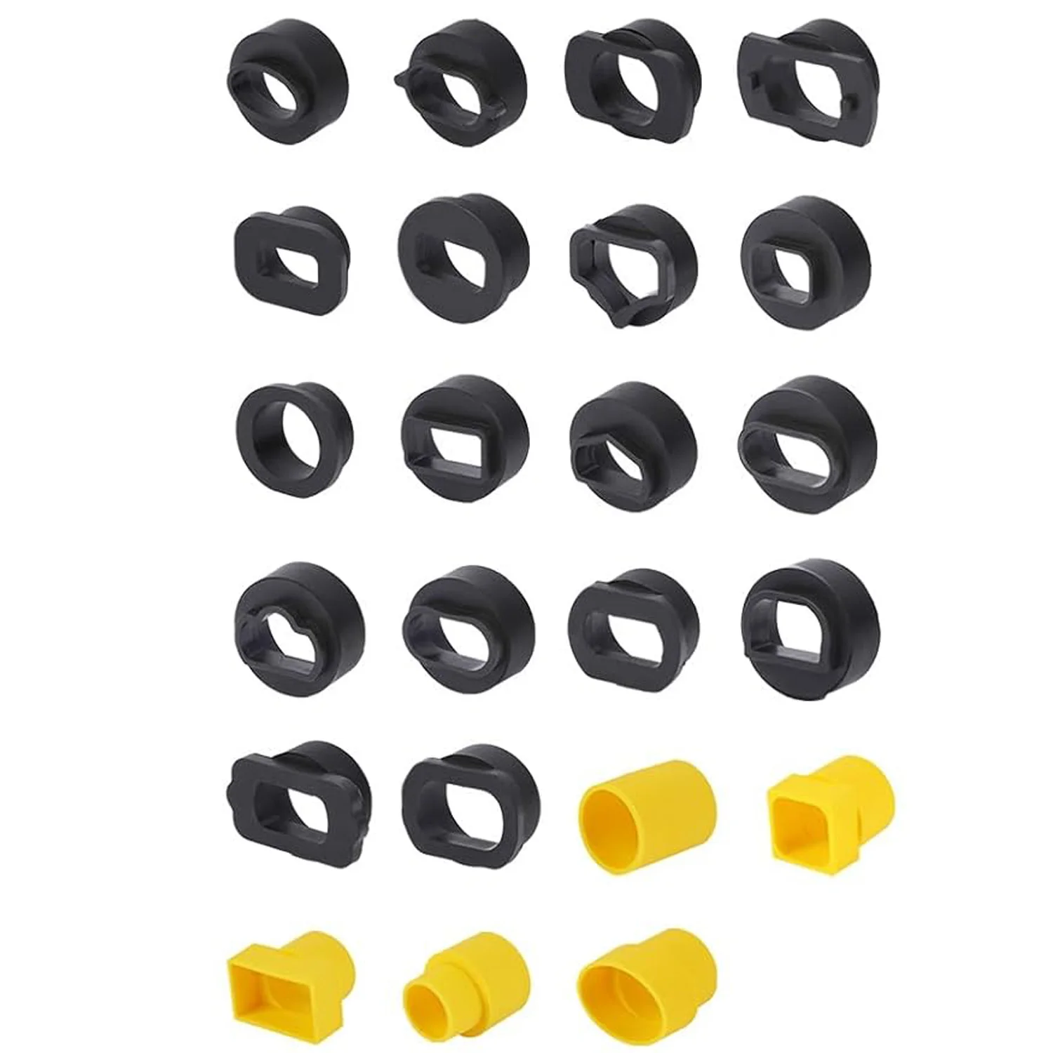 23PCS Walnuss Blaster Adapter für HTS558 Walnuss Sand DE-Carbon Reiniger, Automotive Walnuss Blaster Reiniger Adapter Image