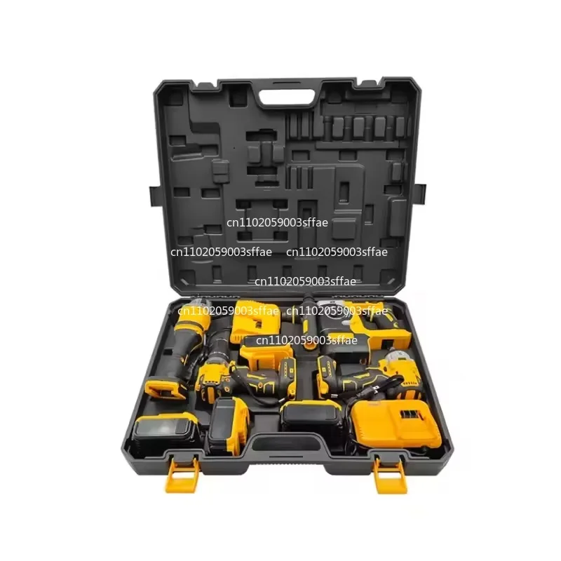 Elektrowerkzeug-Set, vierteiliges Hochleistungs-Lithium-Akku-Werkzeugset, 4-in-1 bürstenloser Lithium-Akku, vierteiliges Set Image