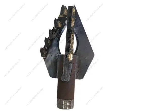 1-Zoll-Bohrrohr und 3-flügeliger Steinbohrer – 1 Stück superharte Legierung für Wasserbrunnen, elektrisches Bohrgerät Image