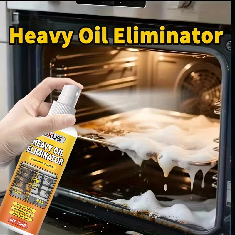 [ÖLREINIGUNG] Küchen-Schweröl-Fettfleckenreinigung für Kochfelder, Ofen, Fliesen, Metall, Jasminduft, Dunstabzugshaube, Spüle, Herd Image