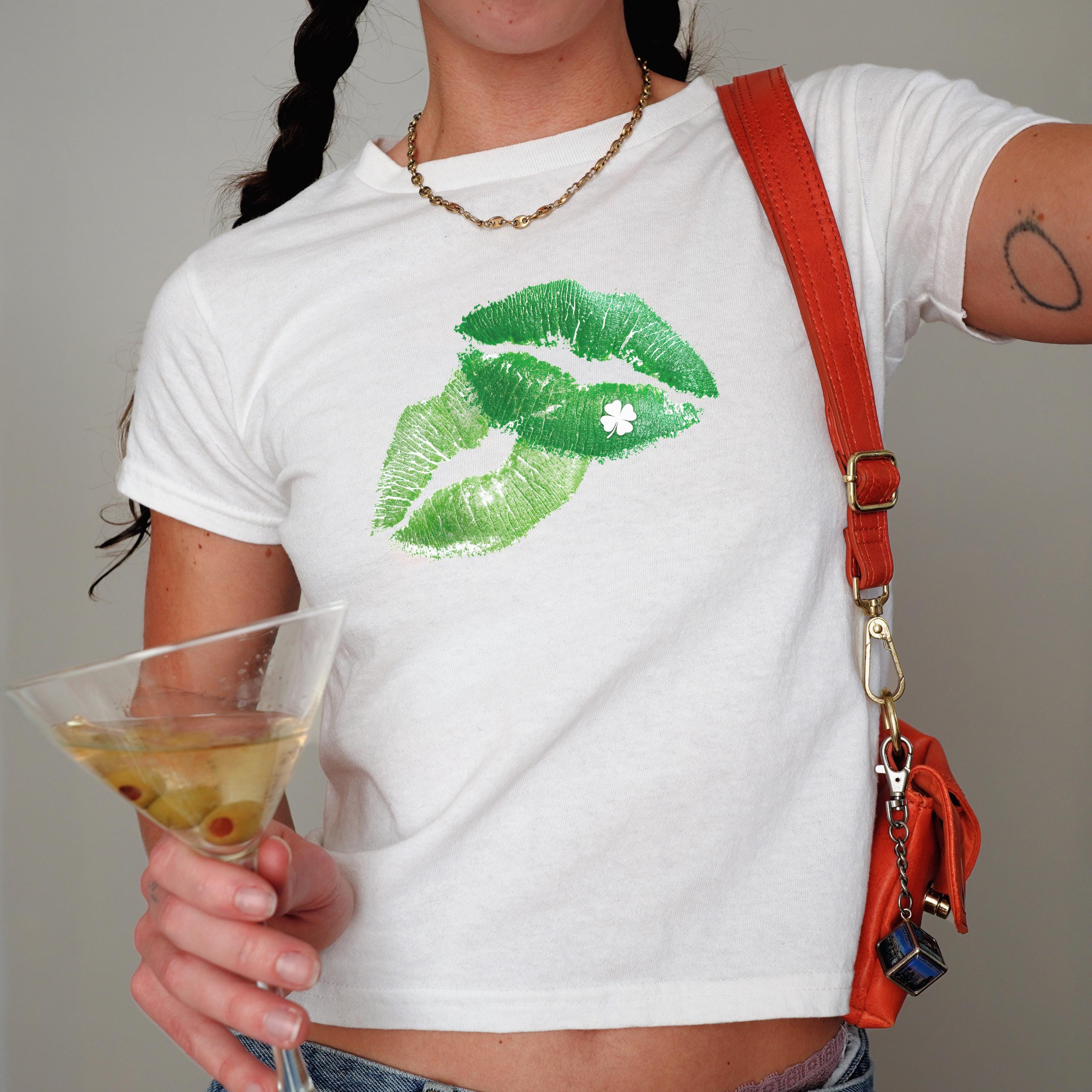 "Maglietta per neonati \"Bacio di San Patrizio\", Maglietta per neonati \"Leprecunt\", Maglietta per neonati \"Labbra di San Patrizio\", San Patrizio carino,"
