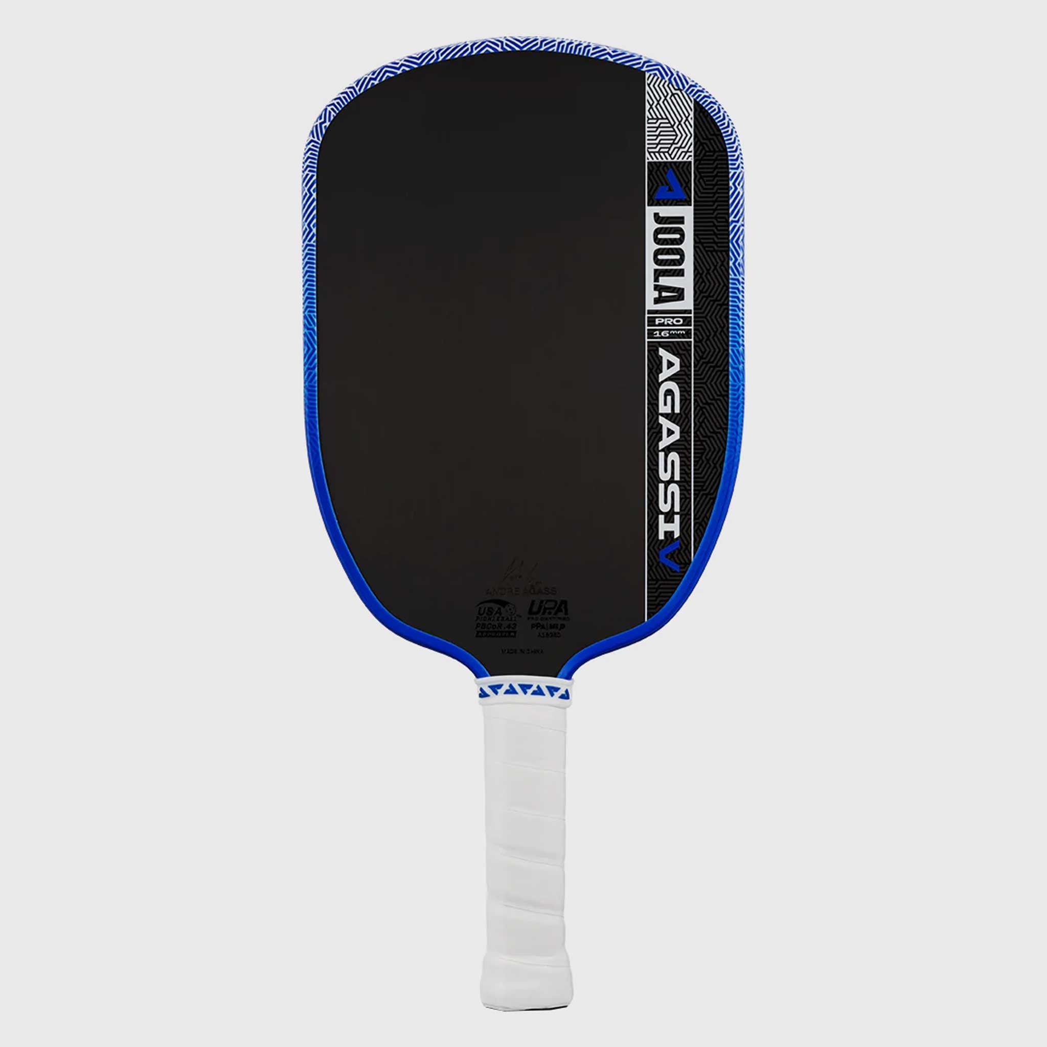 JOOLA Andre Agassi Pro V 16mm Royal Blue Pickleball Paddles