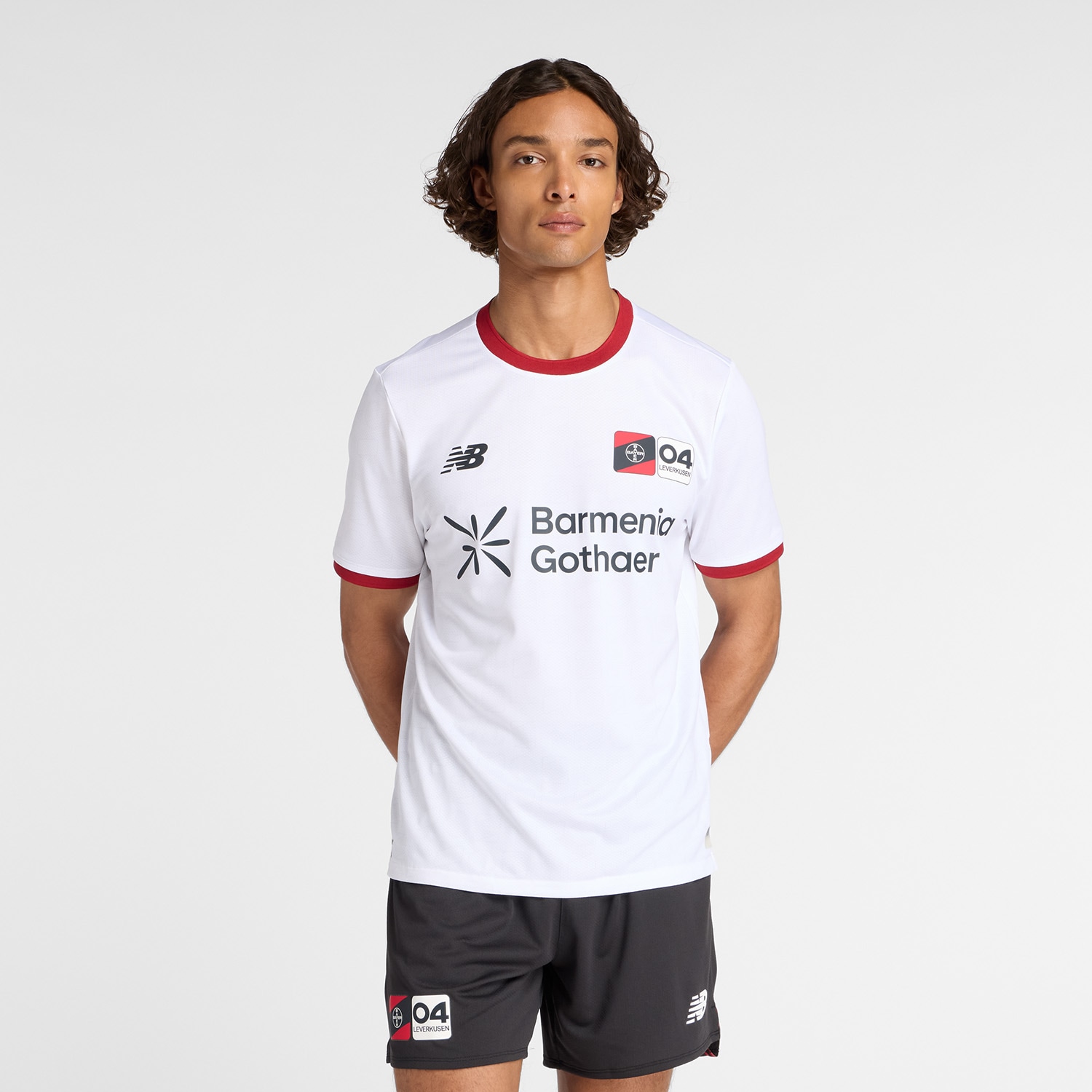Fußballtrikot NEW BALANCE "BAYER 04 LEVERKUSEN SHORT SLEEVE JERSEY", Herren, Gr. S, fourth, Obermaterial: 100% Polyester, Trikots Fußballtrikot, Sondertrikot 50 JAHRE FANCLUB Image