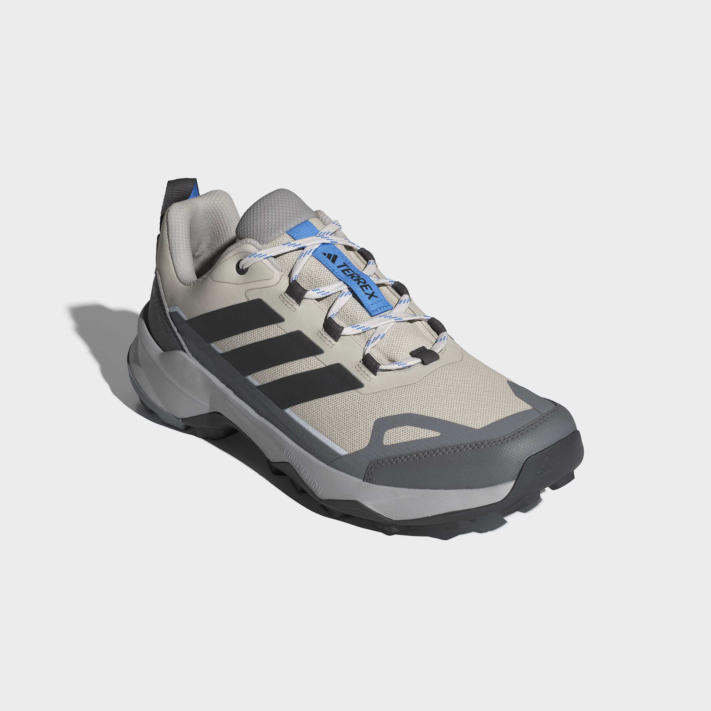 Wanderschuh ADIDAS TERREX "TERREX SKYCHASER AX5", Herren, Gr. 48, wonder alumina, carbon, grau four, Synthetik, Textil, Schuhe Wanderschuh