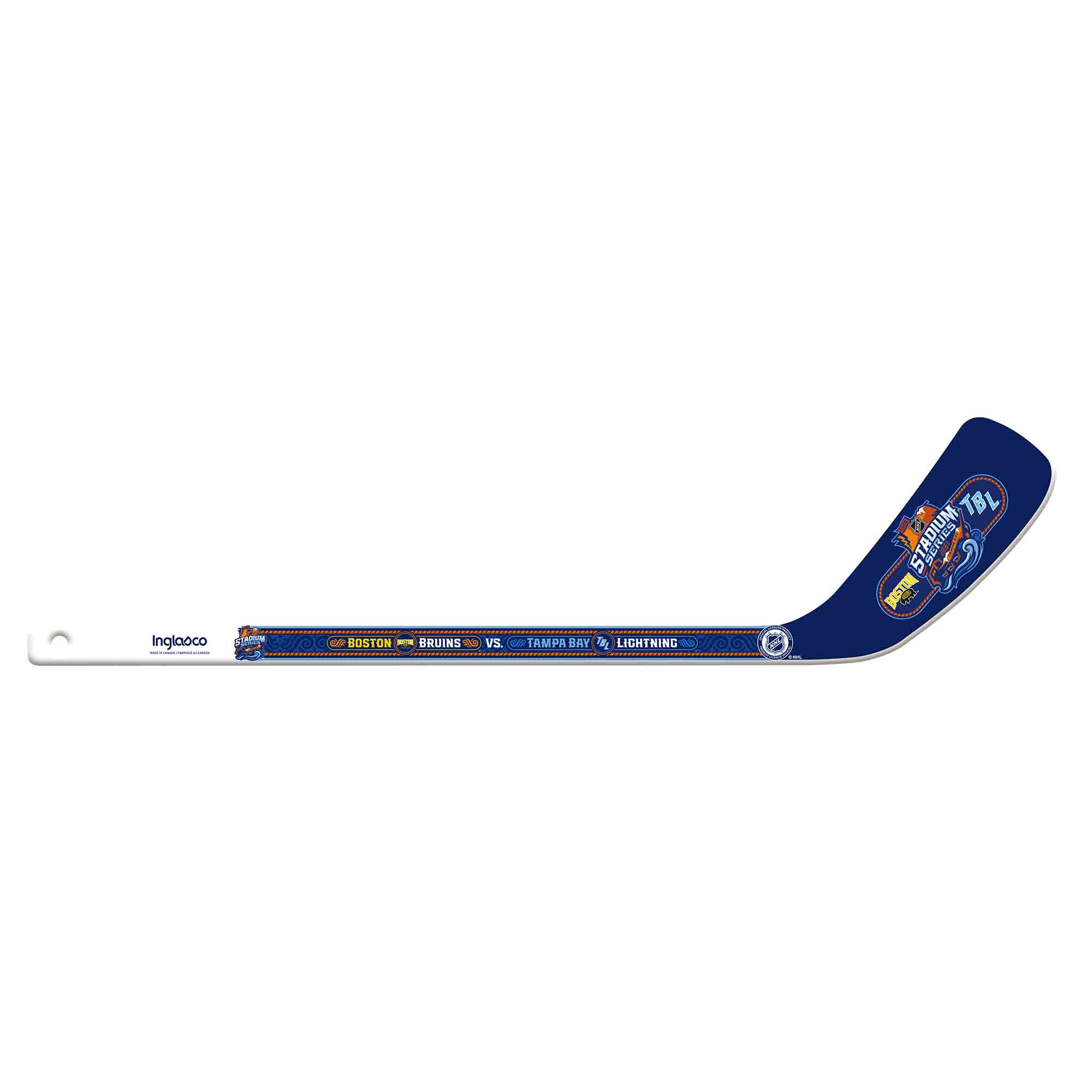 "Tampa Bay Lightning gegen Boston Bruins Inglasco 2026 NHL Stadium Series Mini-Holzhockeyschläger" Image