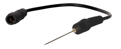 Sw Stahl Prüfkabel mit Punktiernadel, schwarz, 220 mm [Hersteller-Nr. 32225L-13]