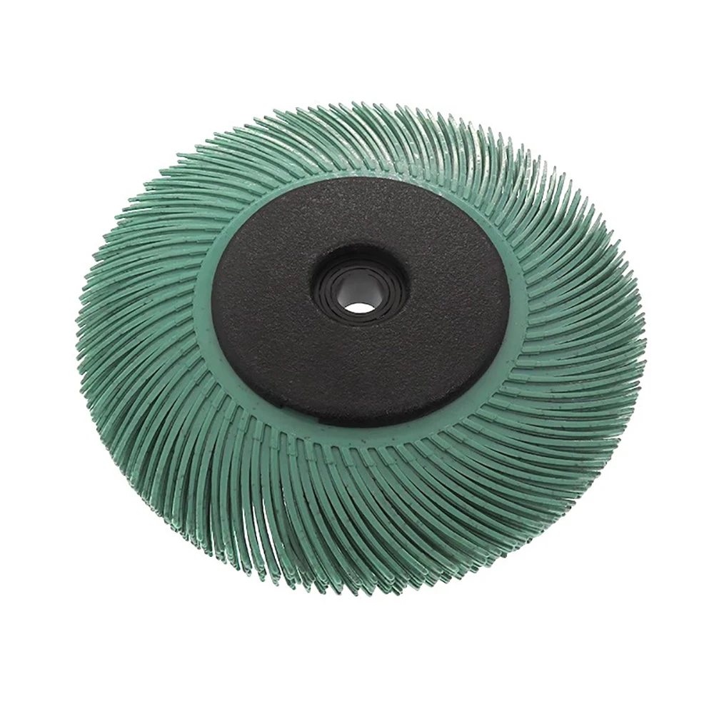 6-Zoll-Nylon-Schleifscheibenbürste – verstopfungssicher, lange Lebensdauer für die Entfernung von Metall, Edelstahl, Holz, Rost und Farbe Image