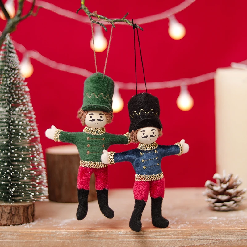 Künstliche Pflanze Weihnachtsbaum Ornamente Nussknacker Soldaten Home Decor Party Urlaub Geschenk Verpackung Zubehör Neujahr Geschenke Image